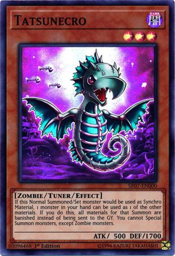 Yu-Gi-Oh Card - SR07-EN000 - TATSUNECRO (super rare holo): BBToyStore.com -  Toys, Plush, Trading Cards, Action Figures & Games online retail store shop  sale