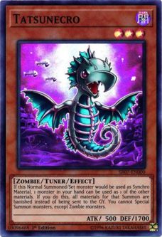 Yu-Gi-Oh Card - SR07-EN000 - TATSUNECRO (super rare holo)