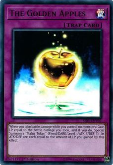 Yu-Gi-Oh Card - SS01-ENV02 - THE GOLDEN APPLES (ultra rare holo)