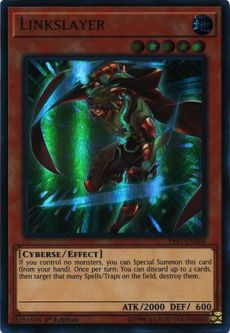 Yu-Gi-Oh Card - YS17-EN004 - LINKSLAYER (ultra rare holo)