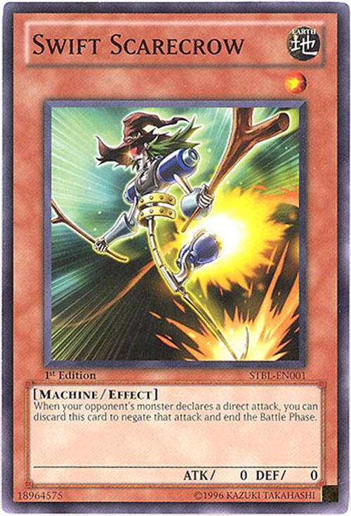 Yu-Gi-Oh Card - STBL-EN001 - SWIFT SCARECROW (common)