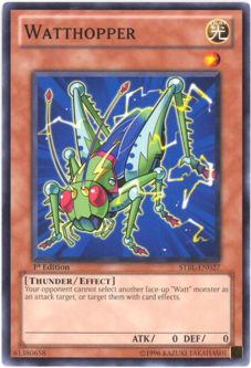 Yu-Gi-Oh Card - STBL-EN027 - WATTHOPPER (common)