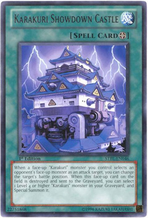 Yu-Gi-Oh Card - STBL-EN046 - KARAKURI SHOWDOWN CASTLE (rare)