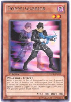 Yu-Gi-Oh Card - STOR-EN002 - DOPPELWARRIOR (rare)