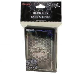 Konami Yu-Gi-Oh! Deck Protector Card Sleeves - DARK HEX (50 Tournament Legal Sleeves)
