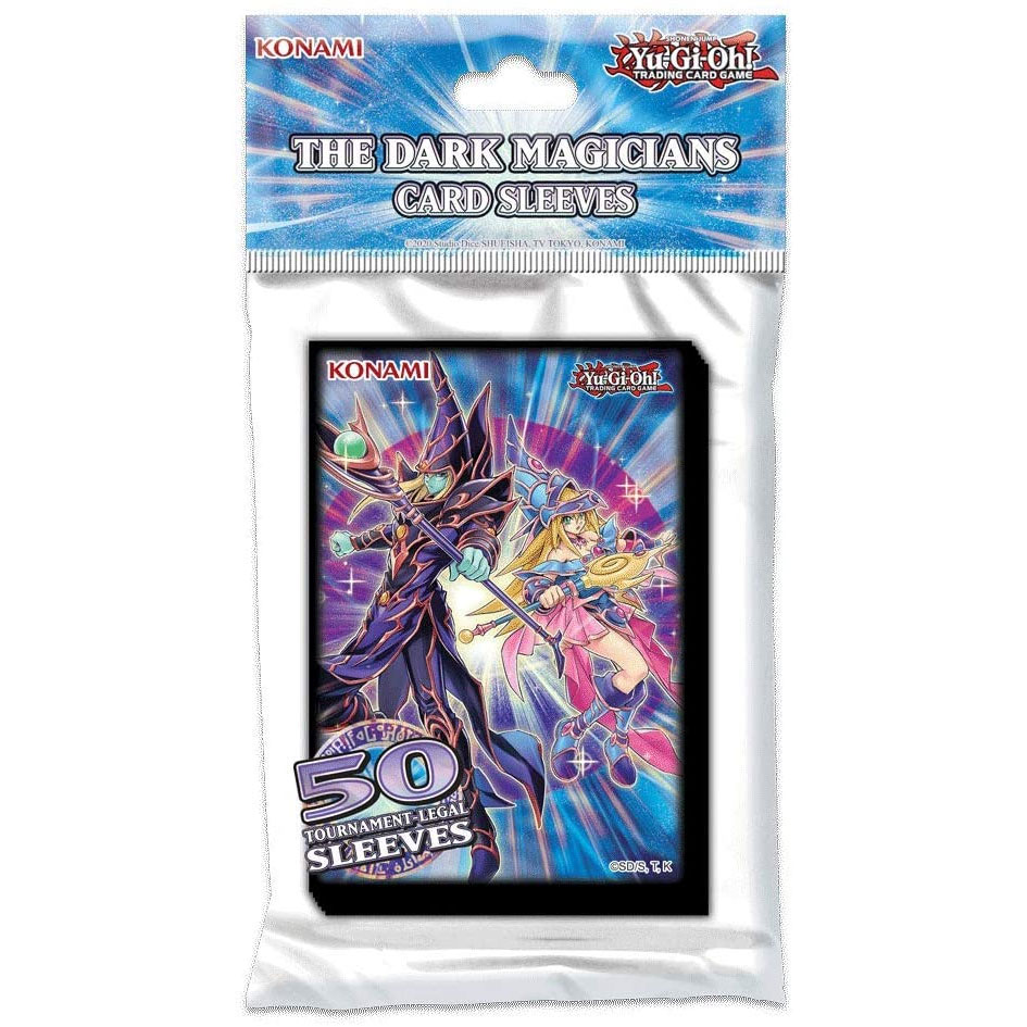 Konami Yu-Gi-Oh! Deck Protectors - THE DARK MAGICIANS CARD SLEEVES (50 Tournament-Legal Sleeves)