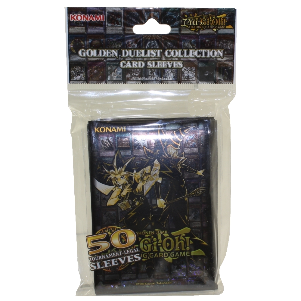 Konami Yu-Gi-Oh! Deck Protector Sleeves - GOLDEN DUELIST COLLECTION (50 Tournament-Legal Sleeves)