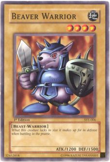 Yu-Gi-Oh Card - SYE-006 - BEAVER WARRIOR (common)