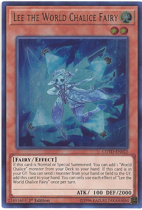 yugioh world chalice cards Auram the World Chalice Blademaster COTD Super Rare