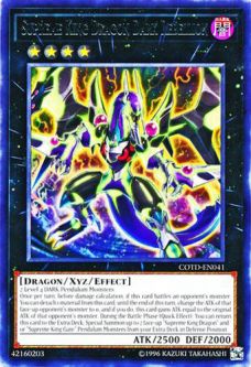Yu-Gi-Oh Card - COTD-EN041 - SUPREME KING DRAGON DARK REBELLION (rare)