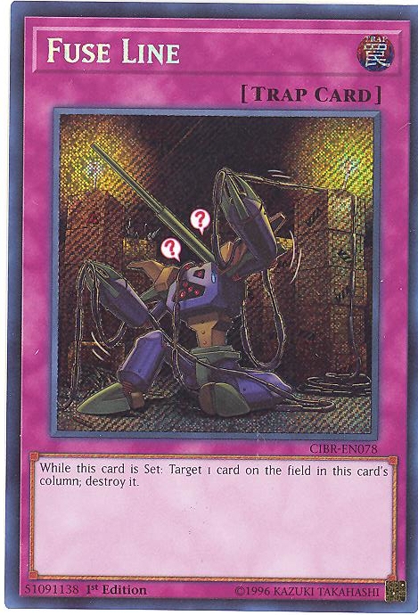 Yu-Gi-Oh Card - CIBR-EN078 - FUSE LINE (secret rare holo): BBToyStore.com -  Toys, Plush, Trading Cards, Action Figures & Games online retail store shop  sale