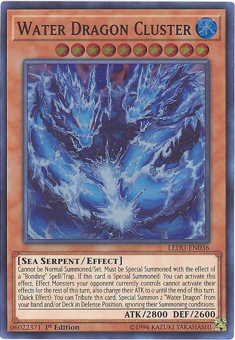 YuGiOh Legendary Duelists Water Dragon Cluster LEDU-EN036