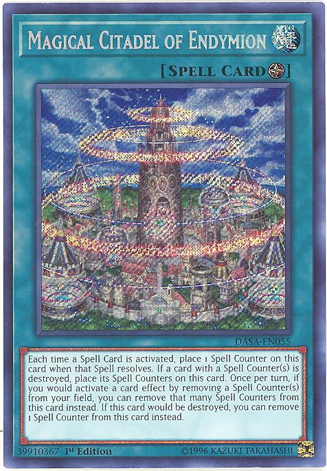 Yu-Gi-Oh Card - DASA-EN055 - MAGICAL CITADEL OF ENDYMION (secret rare holo)