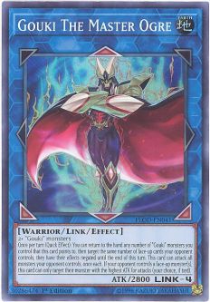 Yu-Gi-Oh Card - FLOD-EN041 - GOUKI THE MASTER OGRE (super rare holo)