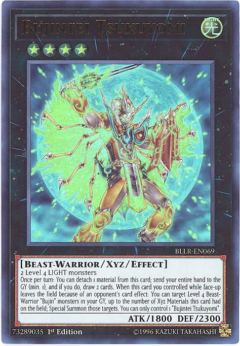 Yu-Gi-Oh Card - BLLR-EN069 - BUJINTEI TSUKUYOMI (ultra rare holo ...