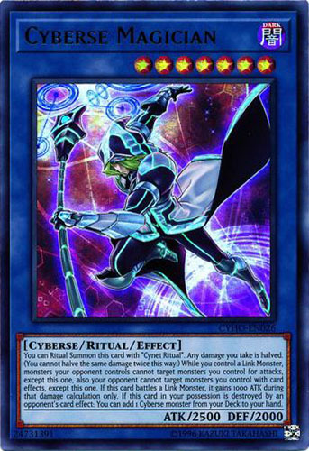 cyberse cards yugioh Yu-Gi-Oh Card - CYHO-EN026 - CYBERSE MAGICIAN (common): BBToyStore.com