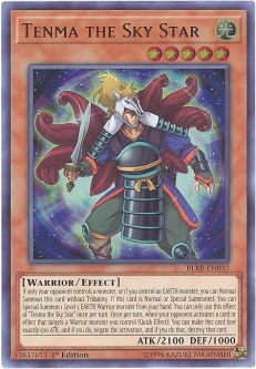 Yu-Gi-Oh Card - BLRR-EN037 - TENMA THE SKY STAR (ultra rare holo)