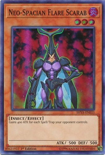 Yu-Gi-Oh Card - SHVA-EN033 - NEO-SPACIAN FLARE SCARAB (super rare holo): BBToyStore.com - Toys, Plush, Trading Cards, Action Figures & Games online retail store shop sale Yu-Gi-Oh Card - SHVA-EN033 - NEO-SPACIAN FLARE SCARAB (super rare holo): BBToyStore.com - Toys, Plush, Trading Cards, Action Figures & Games online retail store shop sale