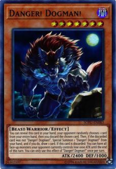 Yu-Gi-Oh Card - SOFU-EN083 - DANGER! DOGMAN! (super rare holo)