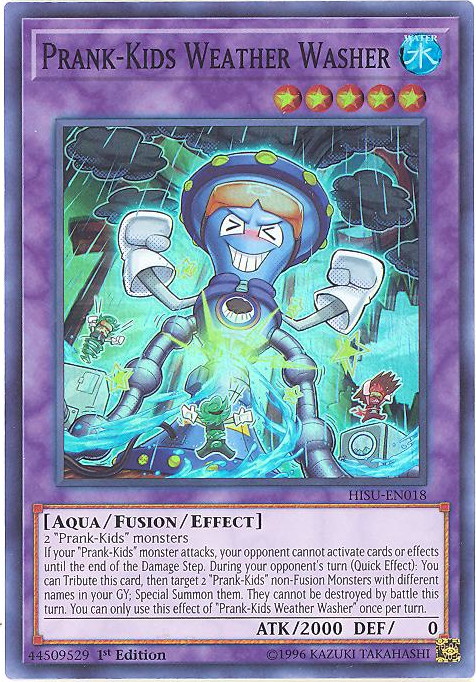 YuGiOh Hidden Summoners Prank-Kids Weather Washer HISU-EN018