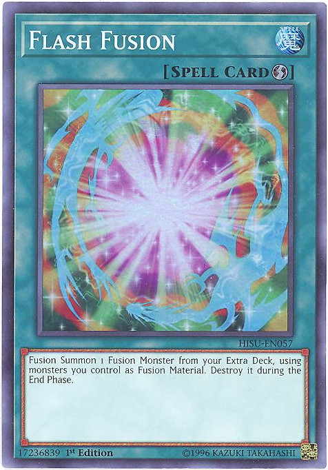 YuGiOh Hidden Summoners Flash Fusion HISU-EN057