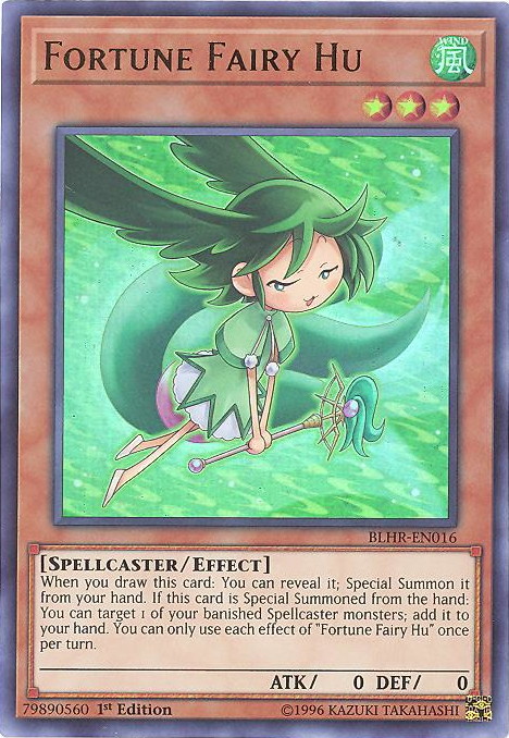 BLHR-EN016 Fortune Fairy Hu Ultra Rare 1st Edition Mint YuGiOh Card BLHR-EN016 Fortune Fairy Hu Ultra Rare 1st Edition Mint YuGiOh Card