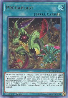 Yu-Gi-Oh Card - BLHR-EN069 - PREDAPLAST (ultra rare holo)