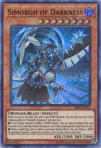yugioh simorgh cards Yugioh Dark Simorgh CT08-EN006 Limited Edition Super Rare Near Mint main image 1