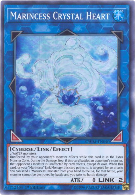 Yu-Gi-Oh Card - CHIM-EN040 - MARINCESS CRYSTAL HEART (super rare holo):  BBToyStore.com - Toys, Plush, Trading Cards, Action Figures & Games online  retail store shop sale