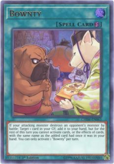 Yu-Gi-Oh Card - CHIM-EN063 - BOWNTY (ultra rare holo)