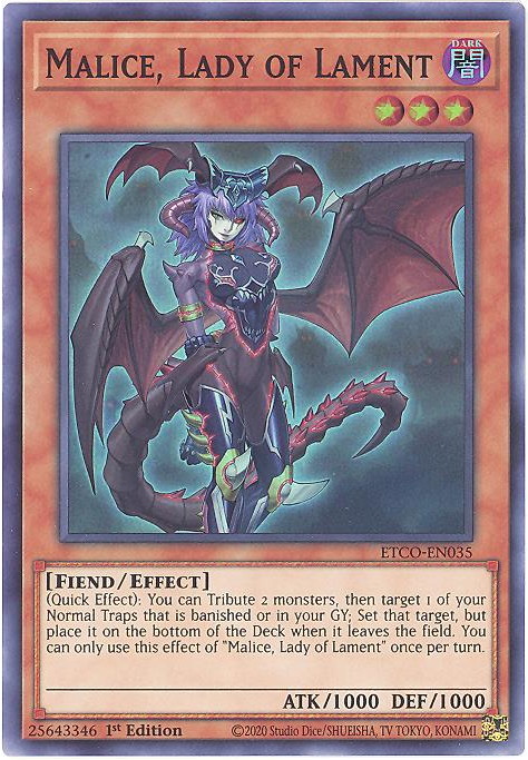 lament deck yugioh Lady of | Yu-Gi-Oh! Wiki Yu-Gi-Oh Card - ETCO-EN035 -