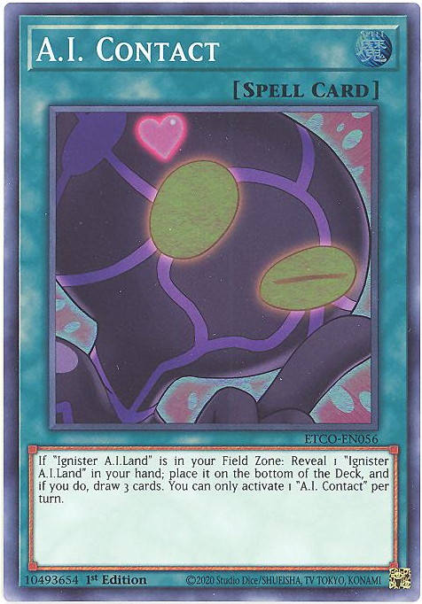 yugioh ai cards A.I. Love Fusion - IGAS-EN053 - Rare Shadow once per turn. A.I. of The Storm -