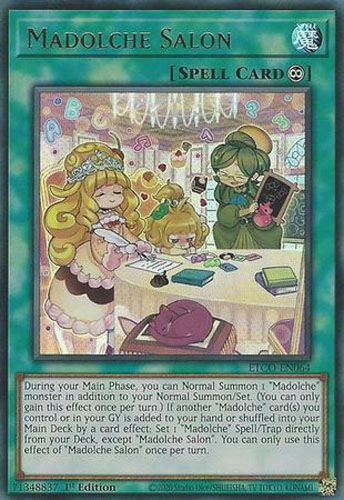 yugioh madolche cards DUOV-EN068 Madolche Magileine | 1st Edition | Ultra Rare Card main image 1