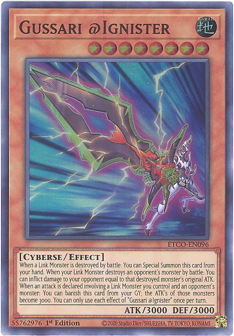 YuGiOh 2021 Tin of Ancient Battles Common Gussari @Ignister Mp21-en092
