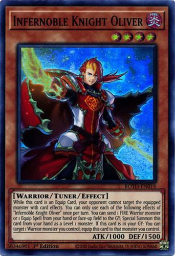 Yu-Gi-Oh Card - ROTD-EN014 - INFERNOBLE KNIGHT OLIVER (super rare holo):  BBToyStore.com - Toys, Plush, Trading Cards, Action Figures & Games online  retail store shop sale