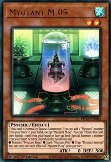 Yu-Gi-Oh Card - PHRA-EN084 - MYUTANT M-05 (ultra rare holo)