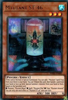 Yu-Gi-Oh Card - PHRA-EN085 - MYUTANT ST-46 (ultra rare holo)