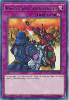 Yu-Gi-Oh Card - KICO-EN058 - RIVALRY OF WARLORDS (rare)