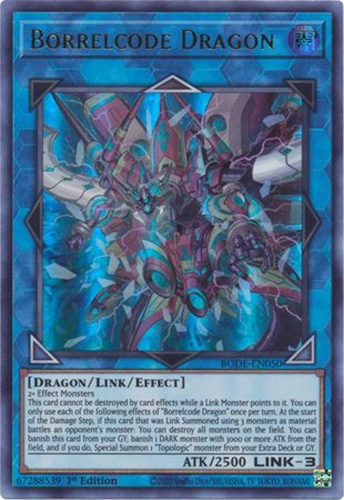 Yu-Gi-Oh Card - BODE-EN050 - BORRELCODE DRAGON (ultra rare holo ...
