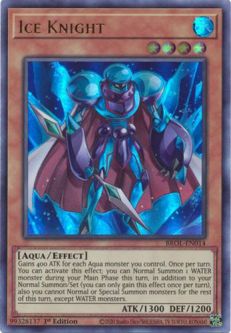 Yu-Gi-Oh Card - BROL-EN014 - ICE KNIGHT (ultra rare holo)