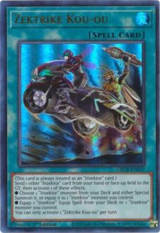 Yu-Gi-Oh Card - GRCR-EN037 - ZEKTRIKE KOU-OU (ultra rare holo)