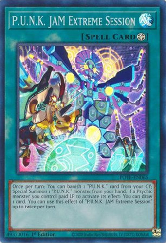Yu-Gi-Oh Card - POTE-EN065 - P.U.N.K. JAM EXTREME SESSION