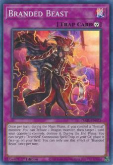 Yu-Gi-Oh Card - DABL-EN073 - BRANDED BEAST (super rare holo)