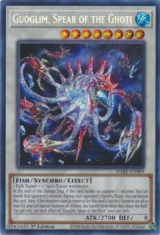 Yu-Gi-Oh Card - DABL-EN089 - GUOGLIM, SPEAR OF THE GHOTI (secret rare holo)