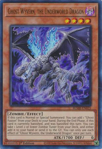 Yu-Gi-Oh Card - BLMR-EN025 - GHOST WYVERN, THE UNDERWORLD DRAGON (ultra  rare holo): BBToyStore.com - Toys, Plush, Trading Cards, Action Figures &  Games online retail store shop sale