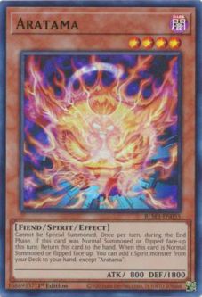 Yu-Gi-Oh Card - BLMR-EN055 - ARATAMA (ultra rare holo)