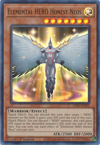 honest card yugioh Honest LODT-EN001 Secret Rare 1st Edition AGS 8 NM-MT Yugioh main image 1