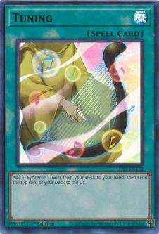 Yu-Gi-Oh Card - LDS3-EN122 - TUNING (Red)(ultra rare holo)