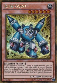 Yu-Gi-Oh Card - PGL2-EN001 - JUNK GIANT (gold secret rare holo)