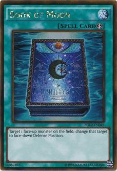 Yu-Gi-Oh Card - PGL2-EN049 - BOOK OF MOON (gold rare holo)